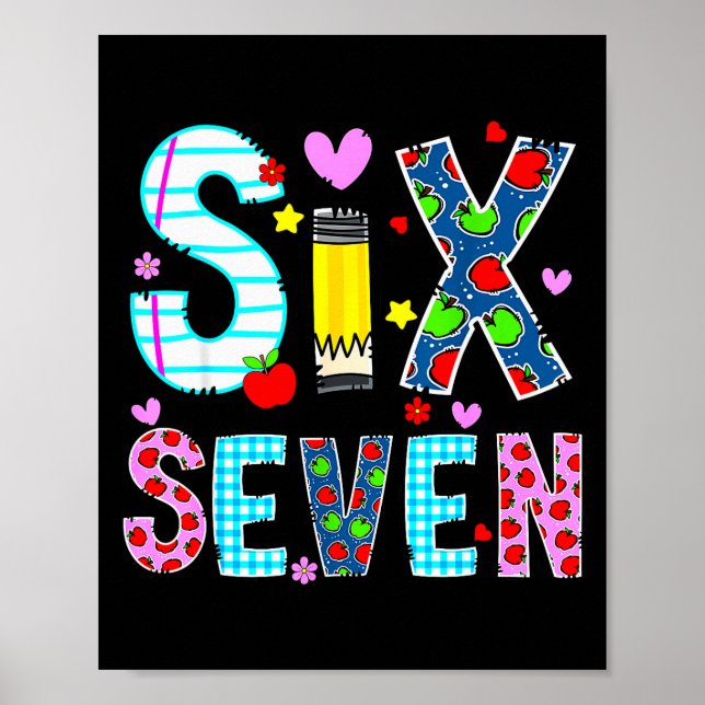 I Survived 67 Days Of School Funny Meme Teacher St Poster (Framsidan)
