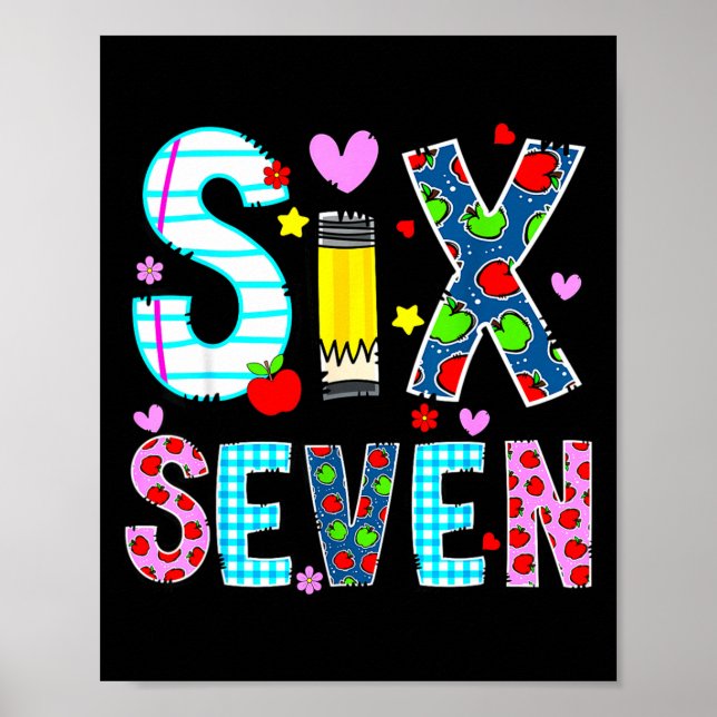 I Survived 67 Days Of School Funny Meme Teacher St Poster (Framsidan)