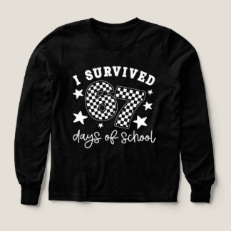 I Survived 67 Days of School PNG | Funny Teacher & T Shirt