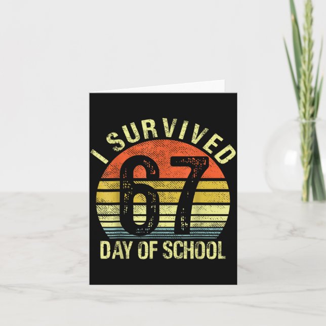 I Survived 67 Days Of School Six Seven Teachers St Kort (Framsida)