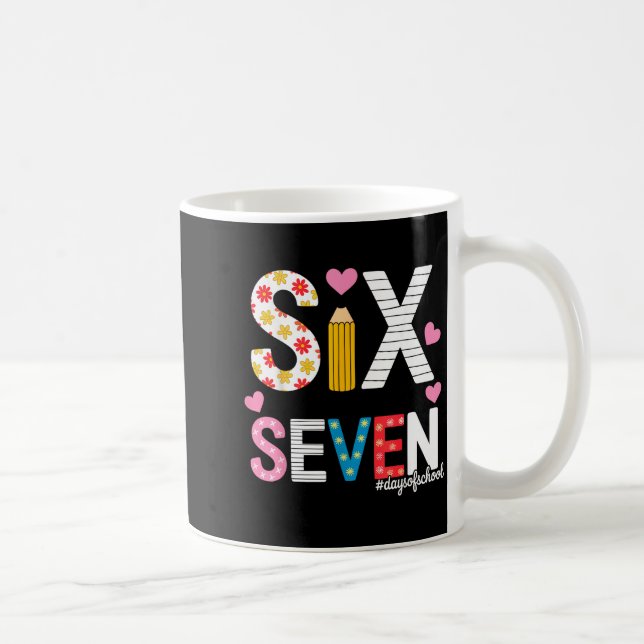 I Survived 67 Days Of School Teacher Student Six S Kaffemugg (Höger)