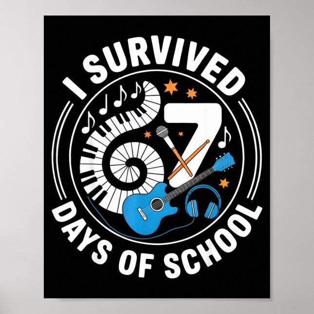 I Survived 67 Days Of School - Teachers Students M Poster (Framsidan)