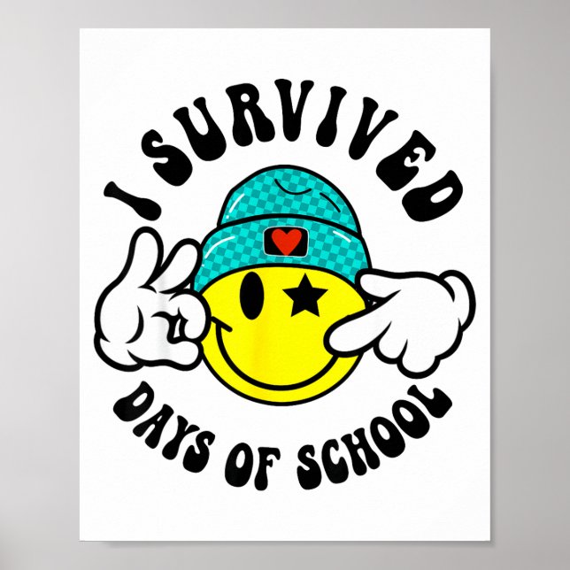 I Survived 67 Days Of School Teachers Students Six Poster (Framsidan)