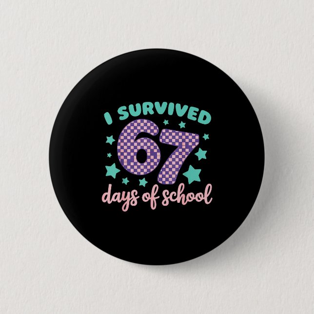 I Survived 67 Days Of School Varwave 6-7  Knapp (Framsida)
