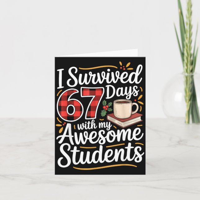 I Survived 67 Days With My Awesome Student Teacher Kort (Framsida)