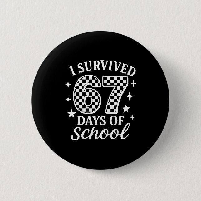 I Survived 67 Six Seven Days Of School Checkered B Knapp (Framsida)