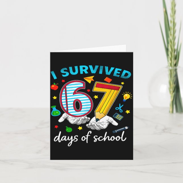 I Survived 67th Day Of School Six Seven Kids  Kort (Framsida)