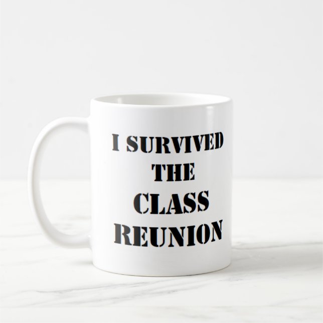 i survived class reunion kaffemugg (Vänster)