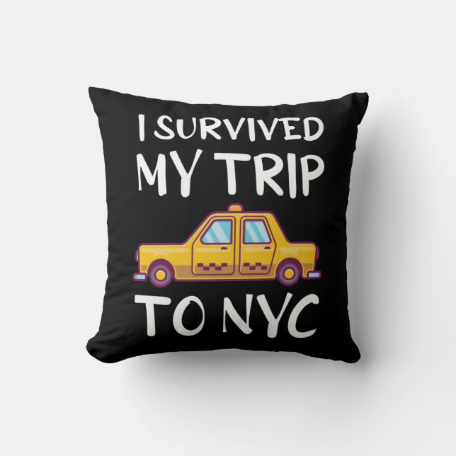 I Survived My Trip To NYC Kudde (Framsida)