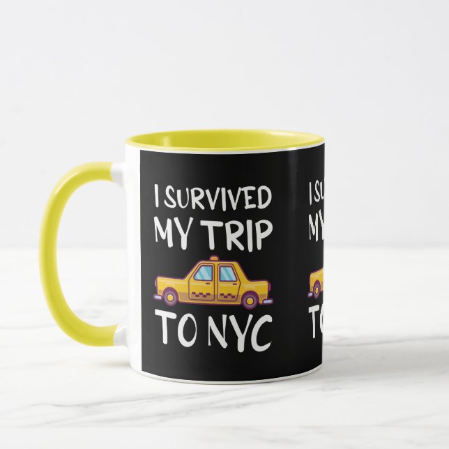 I Survived My Trip To NYC Mugg (Vänster)