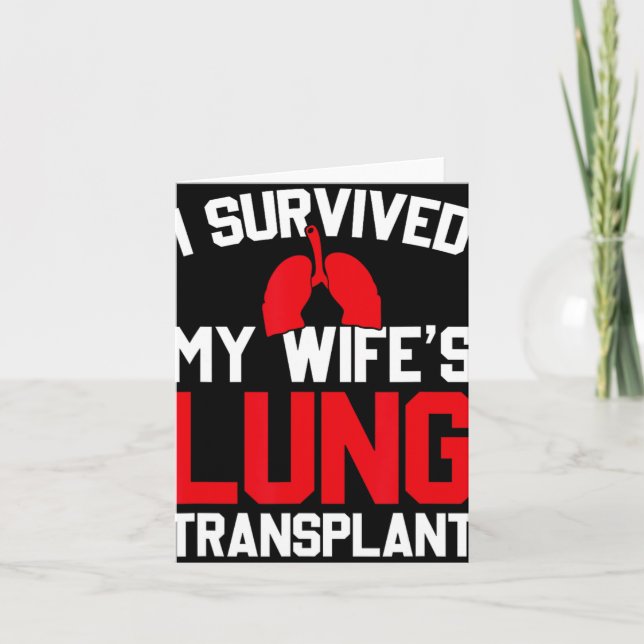 I Survived My Wife's Lung Transplant, New Lung  Kort (Framsida)