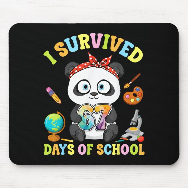 I Survived Six Seven Days Of School Cute Panda Stu Musmatta (Framsidan)