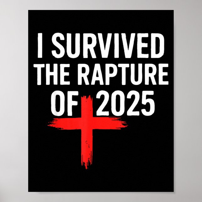 I Survived The Rapture Of 2025  Poster (Framsidan)