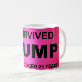 I Survived tRUMP Kaffemugg