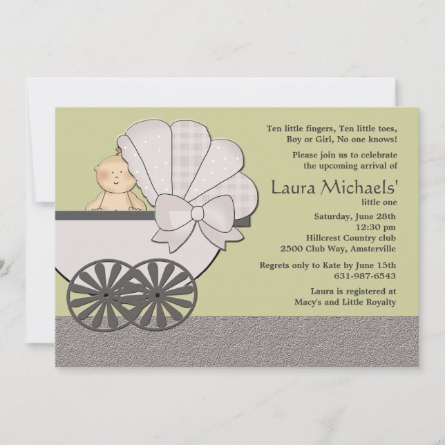 I Suspension (din Plocka Background Färg) Inbjudningar (Framsida)