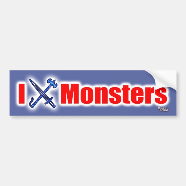 I (Sword) monster Bildekal (Framsidan)