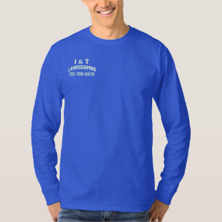 I & T Landscaping Herrar Långärmad Shirt