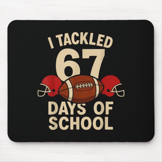I Tackled 67 Days Of School Football Player Kids B Musmatta (Framsidan)