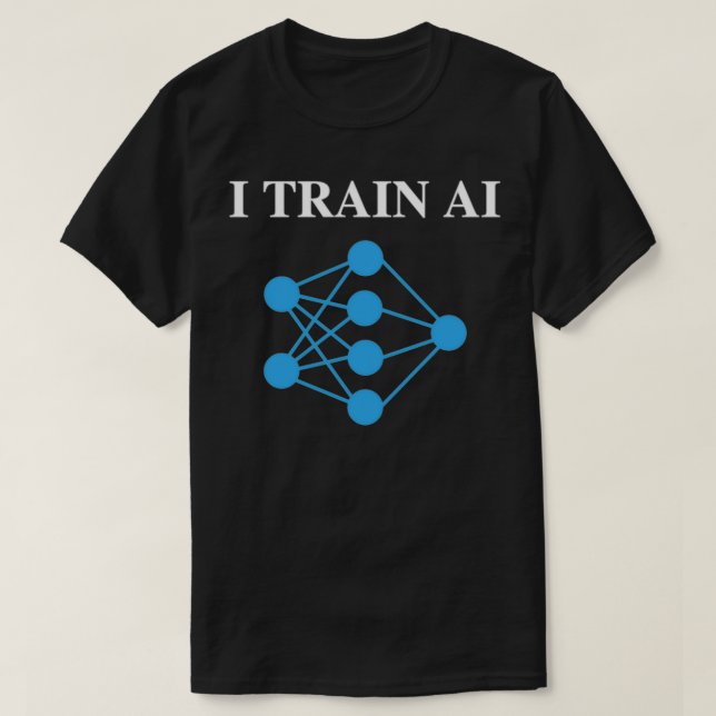 I tåg AI T Shirt (Design framsida)