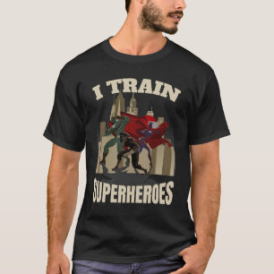 I Tåg Superheroes Personal Trainer Fitness Coach T Shirt
