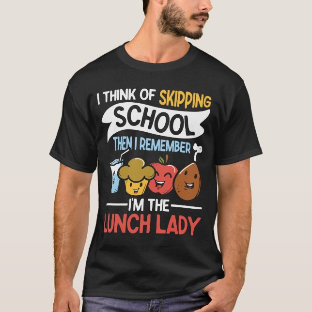 I Tänka av Skipping School T Shirt (Framsida)