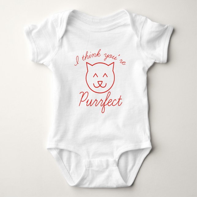 I Tänka Du är perfekt T Shirt (Framsida)