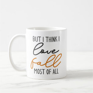 I Tänka I Kärlek faller mest hösten Kaffemugg