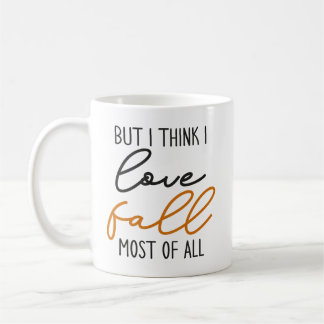 I Tänka I Kärlek faller mest hösten Kaffemugg