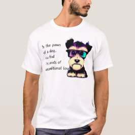 I tassar i ett hund t shirt