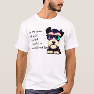 I tassar i ett hund t shirt