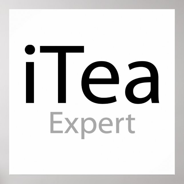 i Tea Expert Poster (Framsidan)