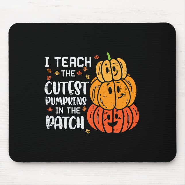 I Teach Coolest Pumpkin Patch Halloween Costume Fa Musmatta (Framsidan)