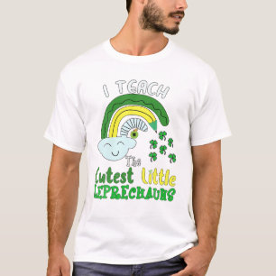 I Teach Cutest Little Leprechaunss Teacher St. Pat T Shirt