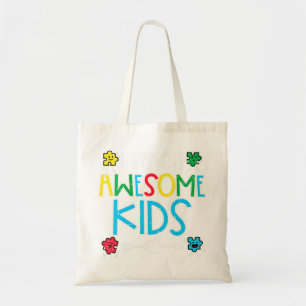 I Teach Fantastisk Kids Autism Awareness Sped Teac Tygkasse
