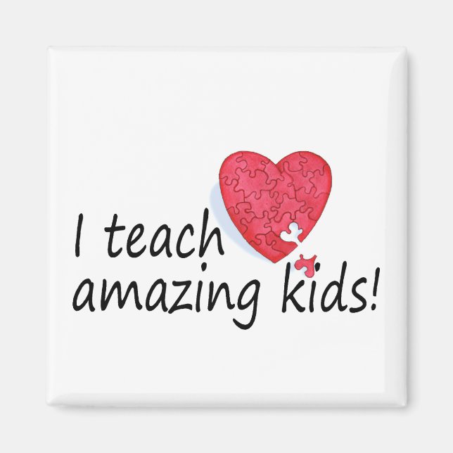 I Teach Fantastisk Kids Magnet (Framsidan)