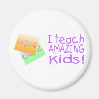 I Teach Fantastisk Kids (siffror) Magnet