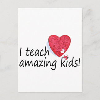 I Teach Fantastisk Kids Vykort