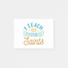 I Teach Future Saints CatholSchool Lärare Post-it Block