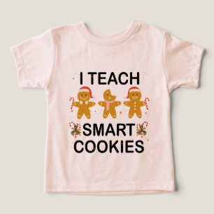 I Teach Smart Cookies Funny Cute Back to school T Shirt