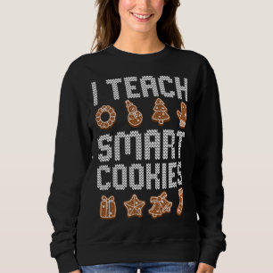 I Teach Smart Cookies-jullärare Cute X-Mas T Shirt