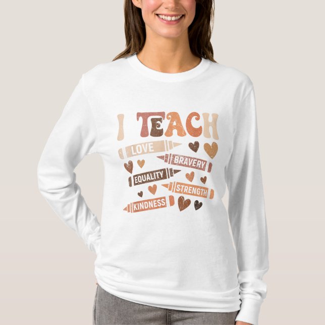 I Teach T Shirt (Framsida)