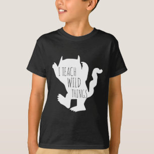 I Teach Vild Sak Monster Roligt Halloween-gåvor T Shirt