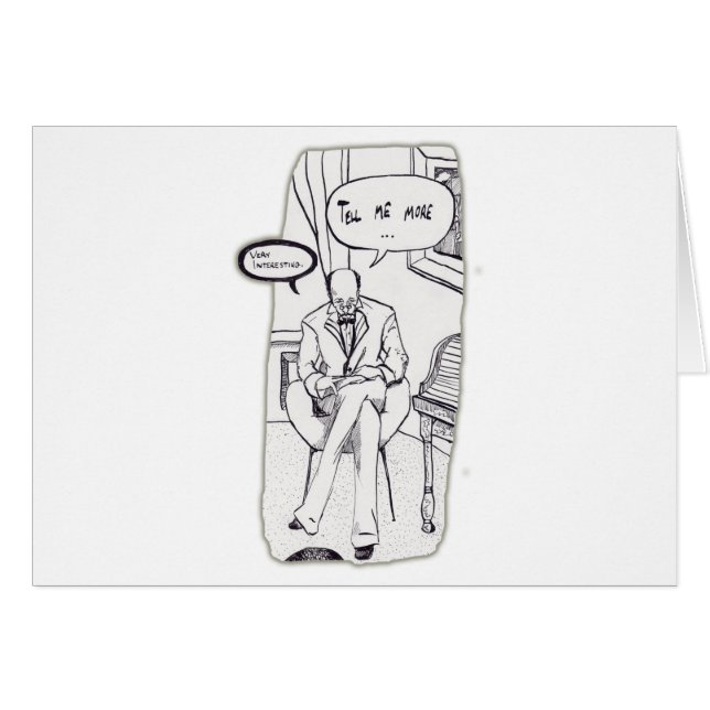 I terapi hälsningskort (Framsidan Horizontal)