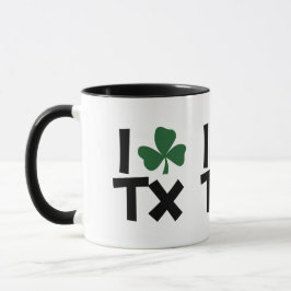 I) Texas St patrick's day Mugg