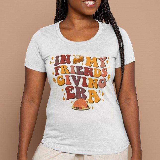 I Thanksgivingen Era Retro i min vän T Shirt (Close up)