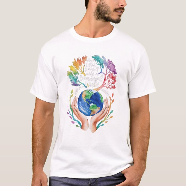 I Think To Myself What A T Shirt (Framsida)
