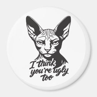 I think you're ugly too magnet