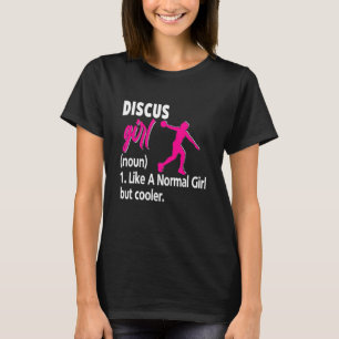 I Thrower Coach, Sak Discus Girl Thrower Coach T Shirt