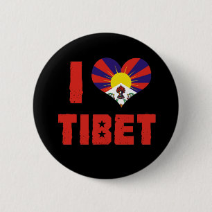 I Tibet-knappen Kärlek Knapp