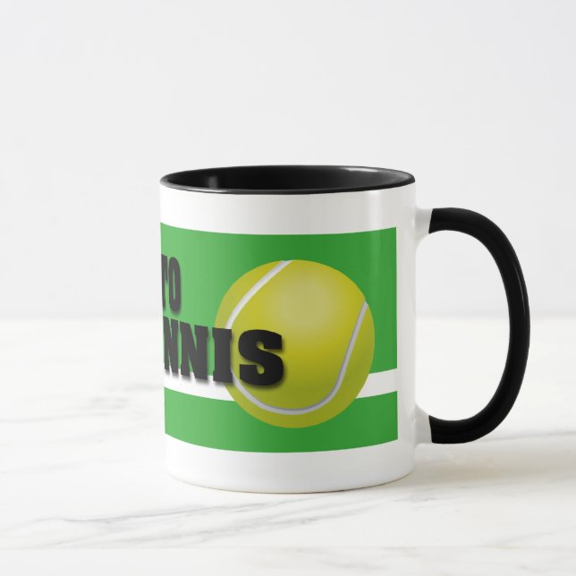 "I" till tennis Mugg (Höger)